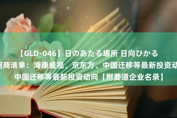 【GLD-046】日のあたる場所 日向ひかる 超高清视频透露产业招商清单：海康威视、京东方、中国迁移等最新投资动向【附要道企业名录】