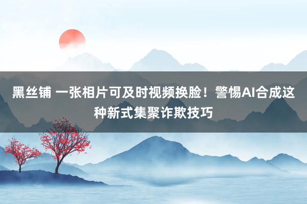 黑丝铺 一张相片可及时视频换脸！警惕AI合成这种新式集聚诈欺技巧